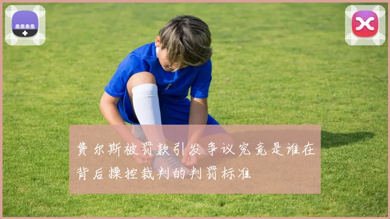 费尔斯被罚款引发争议究竟是谁在背后操控裁判的判罚标准