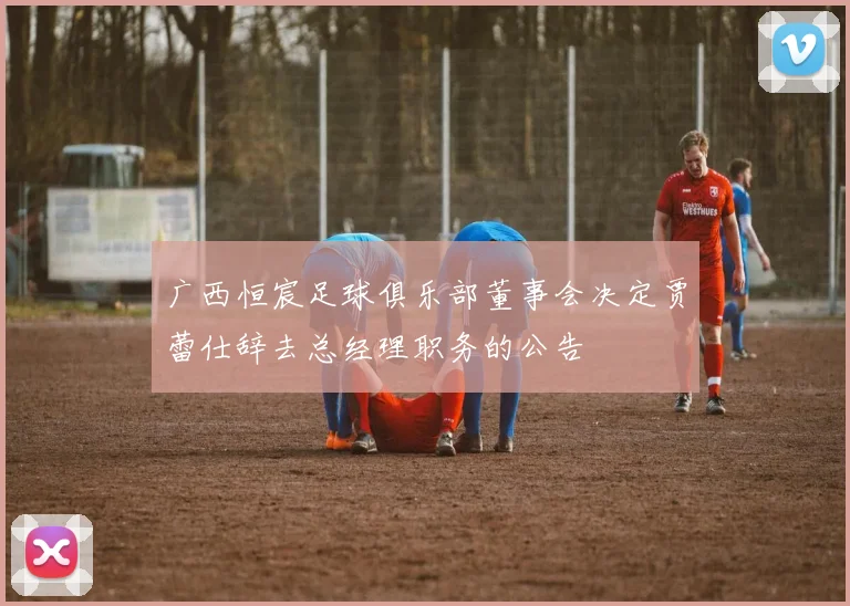 广西恒宸足球俱乐部董事会决定贾蕾仕辞去总经理职务的公告